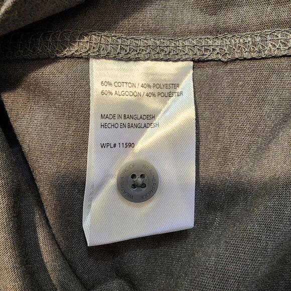 🆕️ Grey S/S Henley Tee, Men's M - Picture 6 of 8